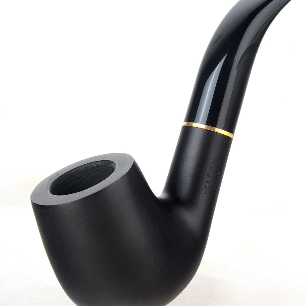 Трубы Briar для курения табака гладкая отделка 9 мм фильтр изогнутая форма