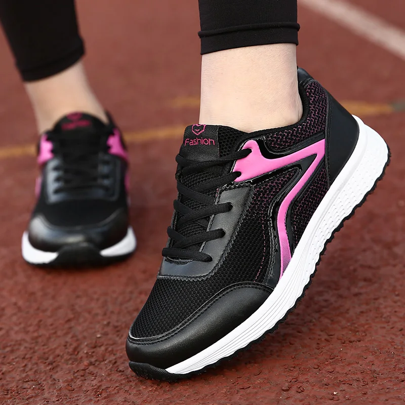 Лидер продаж Женская обувь на плоской подошве Кроссовки Повседневная женская из