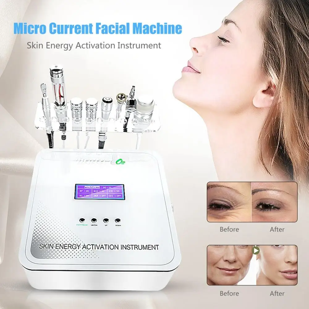 RF косметический аппарат для лица Микродермабразия Антивозрастные выцветающие