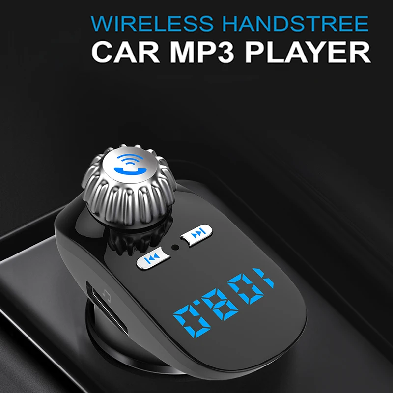1 2 ''Bluetooth ручной mp3 плеер прикуриватель FM передатчик двойной USB зарядка Bluetooth