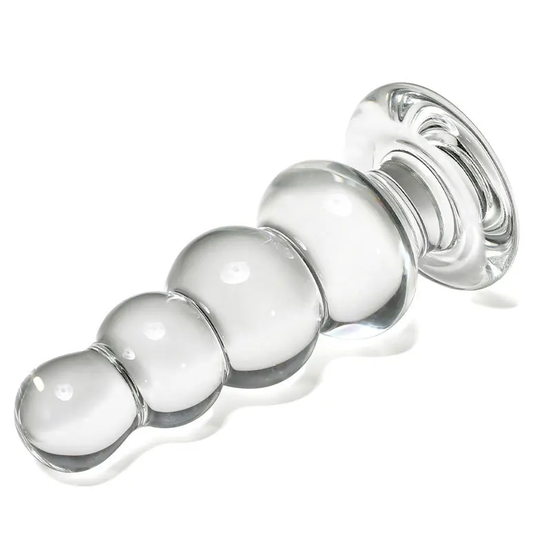 Прозрачные Хрустальные Анальные бусины взрослые игрушки женская мастурбация