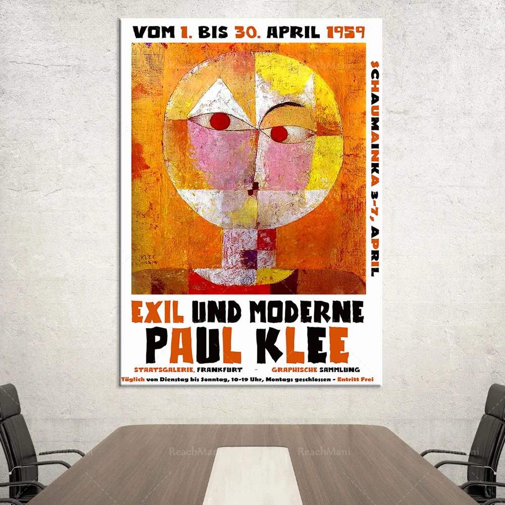 Museum Exhibition Poster Paul Klee Modern Art Exhibition Poster