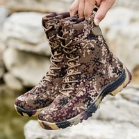 camouflage mens tactical military boots women mountain hiking desert boots men black breathable work shoes combat hunting shoes