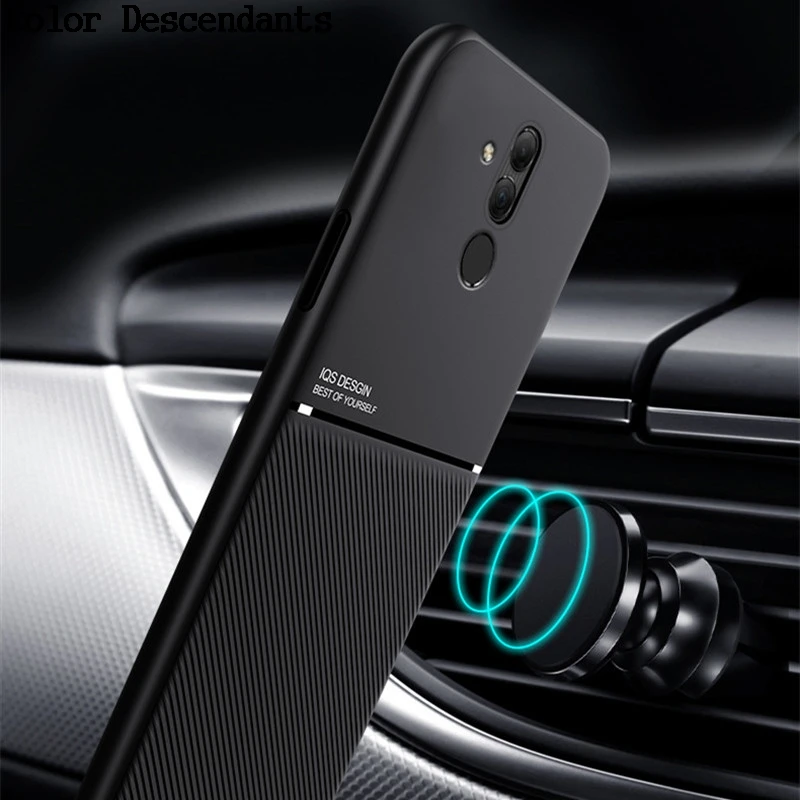Магнитный Мягкий тканевый чехол для Huawei Mate 20 Lite мягкий силиконовый чехол-бампер 30
