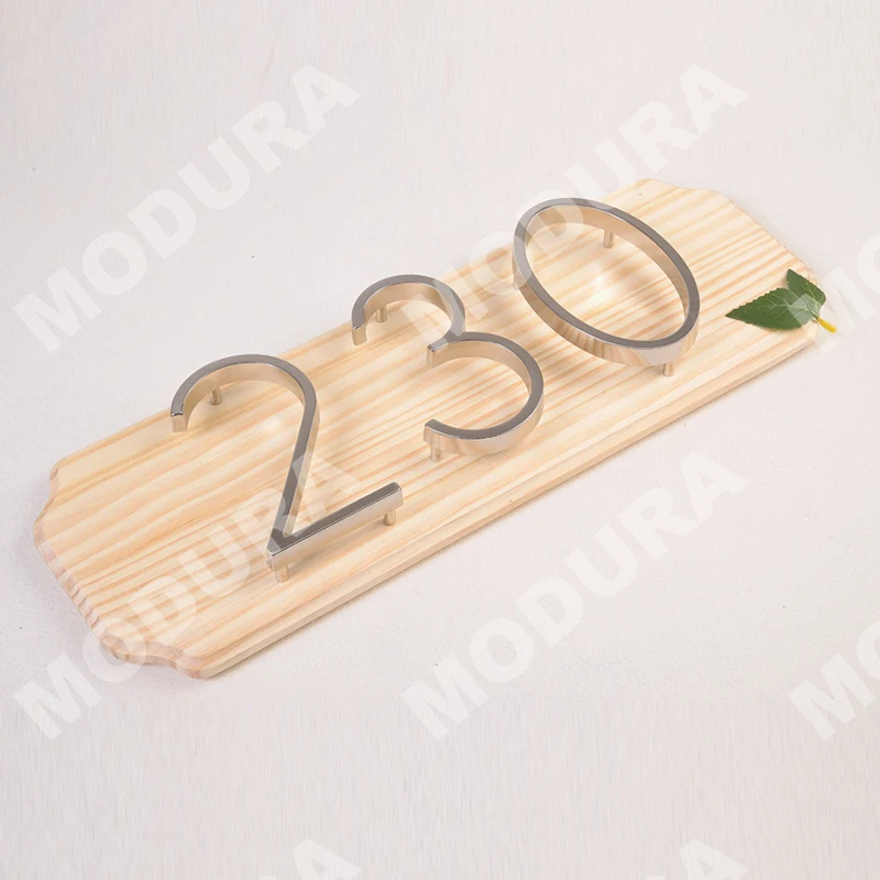 5 в плавающий дом номер # ~ буква A B C имя пластины двери Алфавит буквы тире слэш