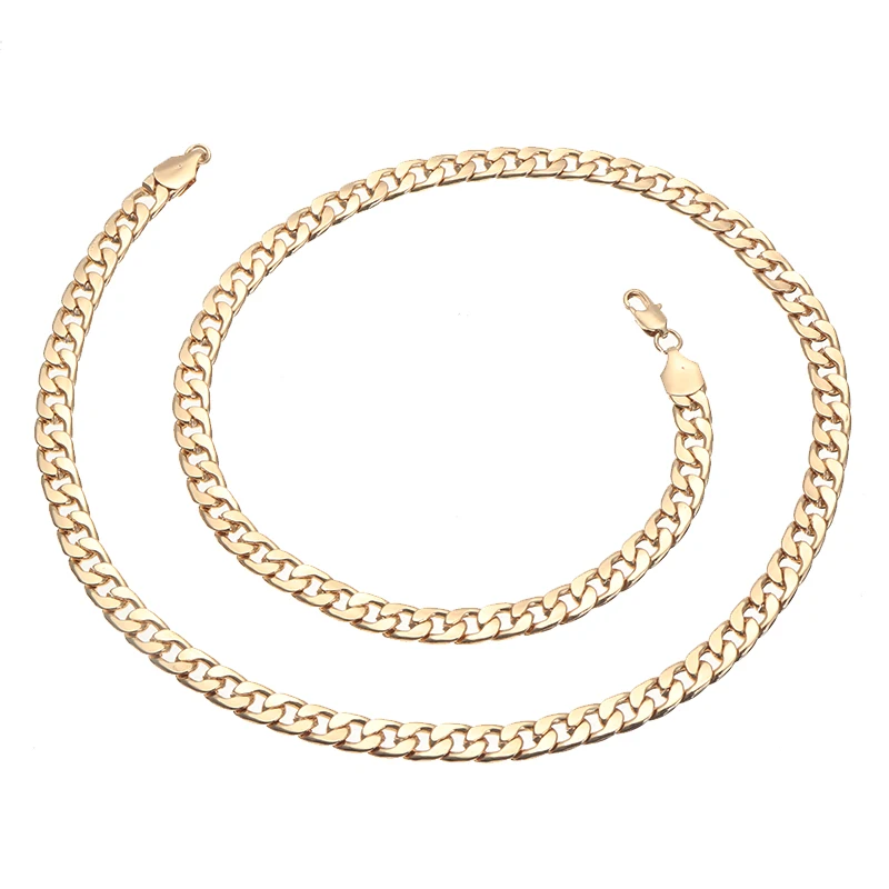 Хип хоп Золотая цепочка звеньевая для мужчин рок рэпер ночной клуб заполненная