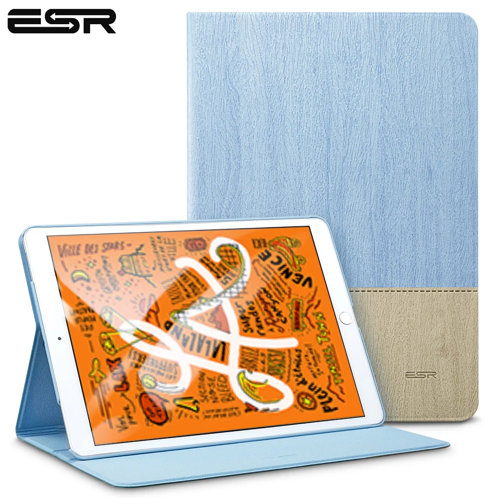 Чехол ESR для ipad mini 5 /ipad mini 4, оксфордская ткань из искусственной кожи, умный чехол-книжка с подставкой, повседневный Стильный чехол для ipad mini 5