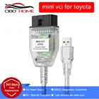 Автомобильный диагностический кабель OBD2 Mini vci V16.20.023 для TOYOTA OBD2 Mini VCI J2534 FTDI FT232RL TIS Techstream