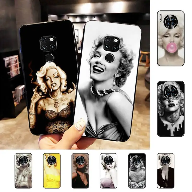 

Marilyn Monroe Phone Case For Huawei Nova3I 3E 7se mate 9 20 30 lite 20Pro 10 lite unda case