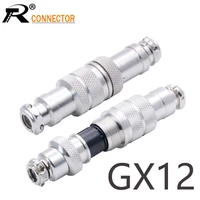 10sets gx12 butting docking male female 12mm circular aviation socket plug 234567 pin wire panel connectors dropshipping