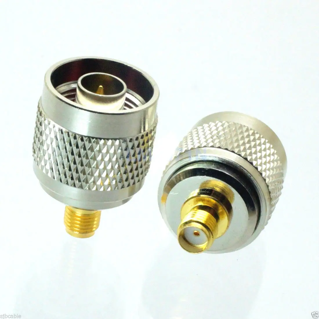 

2pcs Adapter N plug male to SMA female jack RF Coax connector straight