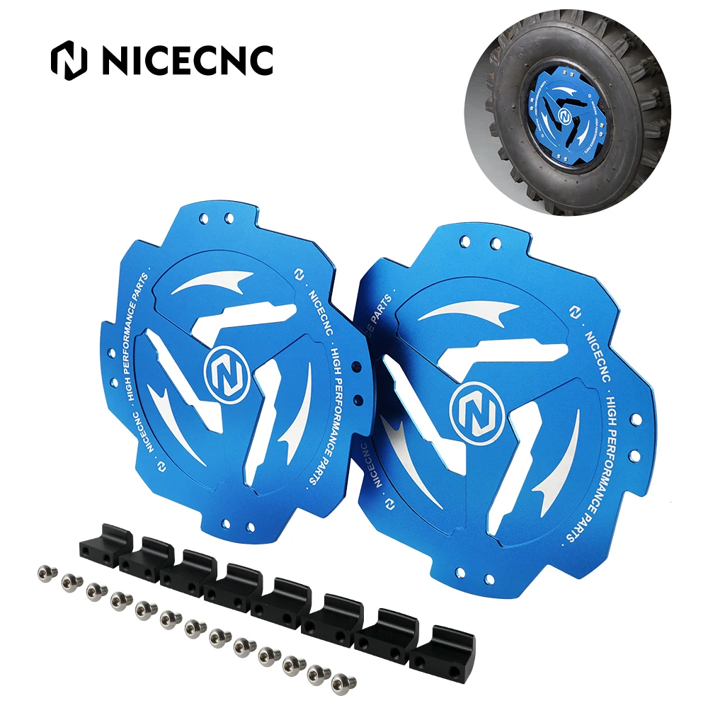 NICECNC Front Rear Wheel Hub Guard Protection Cover for Yamaha RAPTOR 700 700R YFZ450R 2014-2022 2020 YFZ450 17 YFZ 450 R 450R