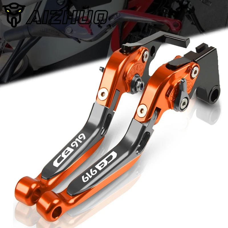 

FOR HONDA CB919 Clutch Brake Lever Folding Extendable Adjustable Handbrake CB 919 2001-2008 2007 2006 Motorcycle CNC Accessories