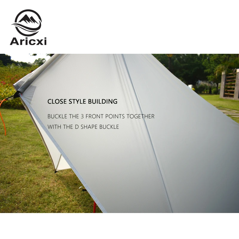Сверхлегкая походная палатка Aricxi 15D нейлоновая силиконовая навес брезент на 1