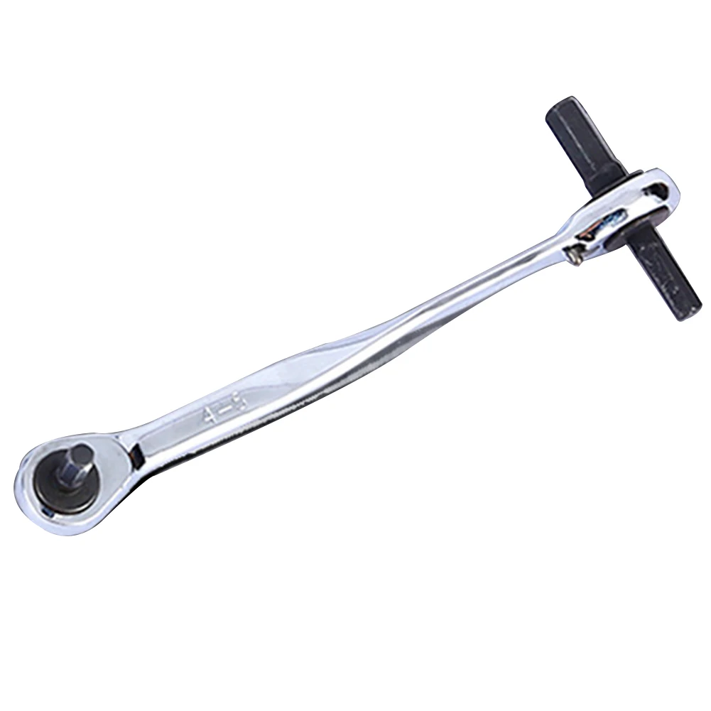 Трещоточный ключ полированный ремонт V Отвертка Гнездо простота в эксплуатации