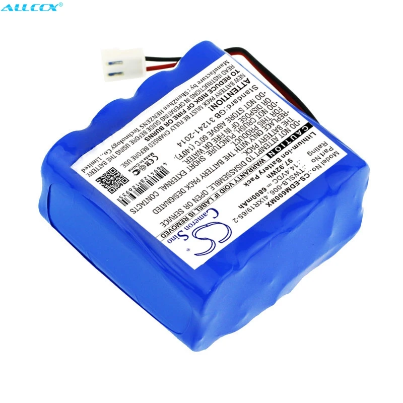 Аккумулятор Cameron Sino 6800mAh 4IXR19/65 2 TWSLB 006 для EDAN F6|Цифровые аккумуляторы| |
