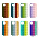 Чехол для телефона Figet для iPhone 12 11 Pro, мягкий сенсорный Сжимаемый чехол для телефона с радугой, игрушка-антистресс