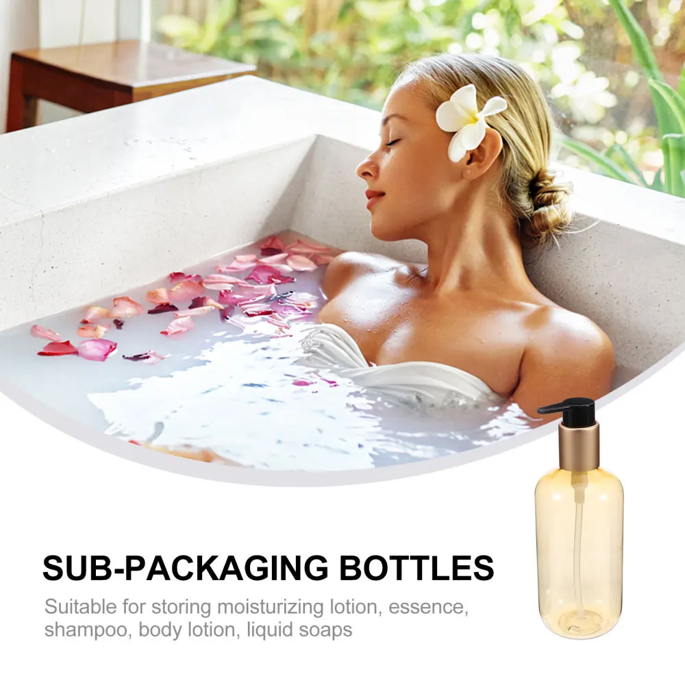 

2pcs 300ml Portable Sub Packaging Bottle Cosmetic Dispensers Lotion Bottles