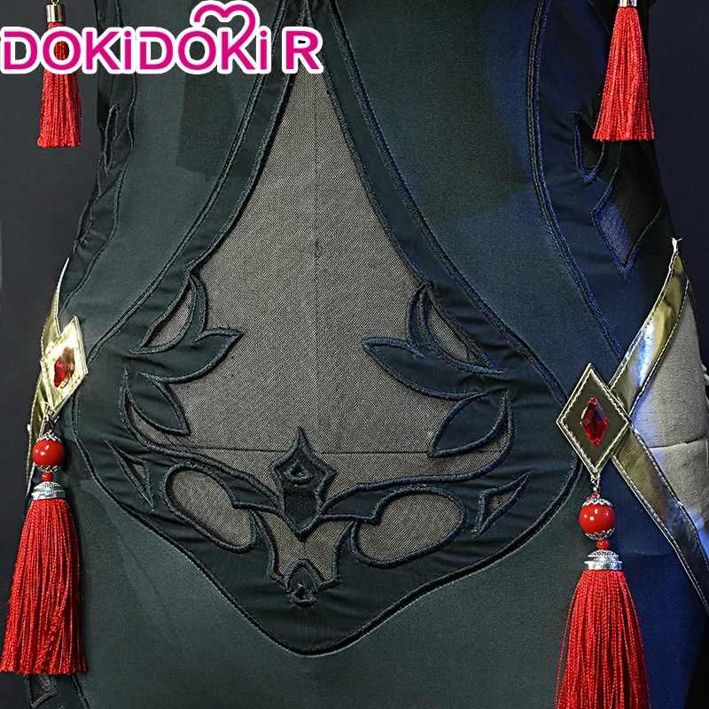 DokiDoki-R Game Genshin Impact Cosplay Shenhe Cloud Retainer Косплей Костюм Shen He сексуальная версия |
