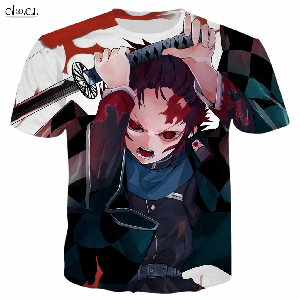 Модная футболка для мужчин/женщин аниме демон Slayer: Kimetsu No Yaiba 3D печатные футболки