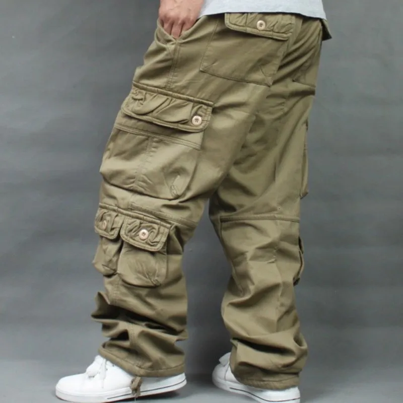 Мужские брюки карго повседневные мужские мешковатые военные тактические с