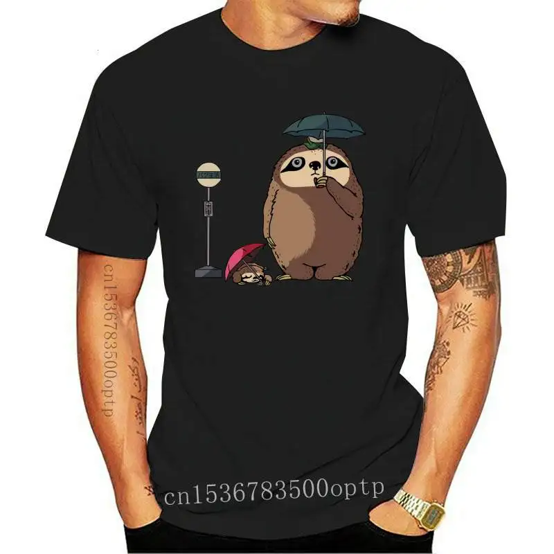 

New Plus Size S-5XL Cute Sloth Print T Shirt Women Shirts 100%Cotton O Neck Short Sleeve Tees Summer T-Shirt Pink Top TShirt Wom