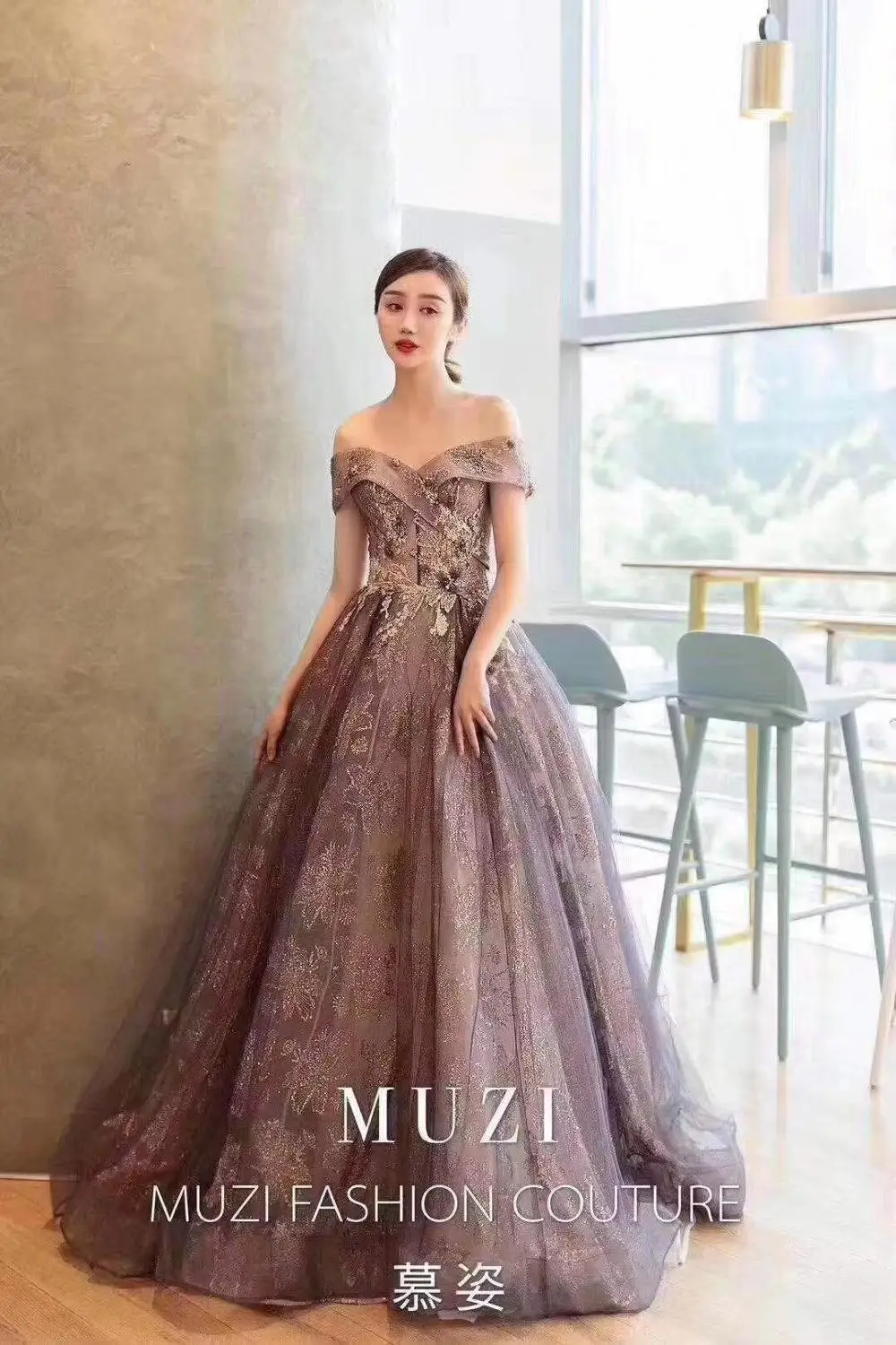 QSYYE 2019 кружевные красивые длинные тюлевые платья для выпускного вечера с