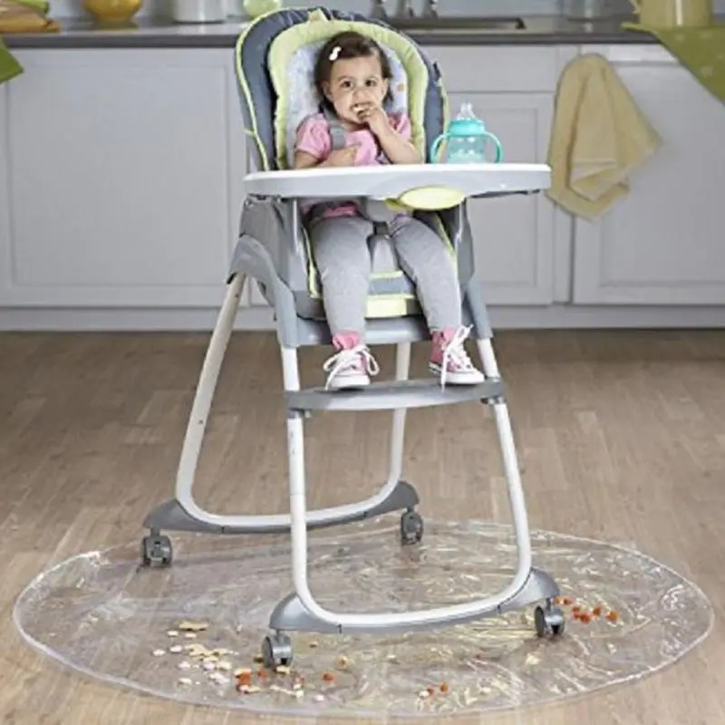 

Children Dining Chair Pads Anti-dirty Floor Mats Transparent Outdoor Picnic Pad