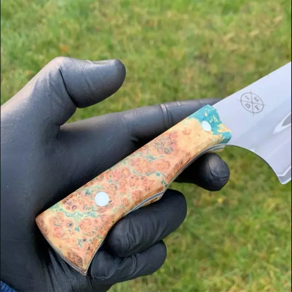 Chuyển MIKALA выполненное на Bếp Thép Không Gỉ Kiểu японский Đầu дао Santoku Cắt Trái Cây Thịt Рау