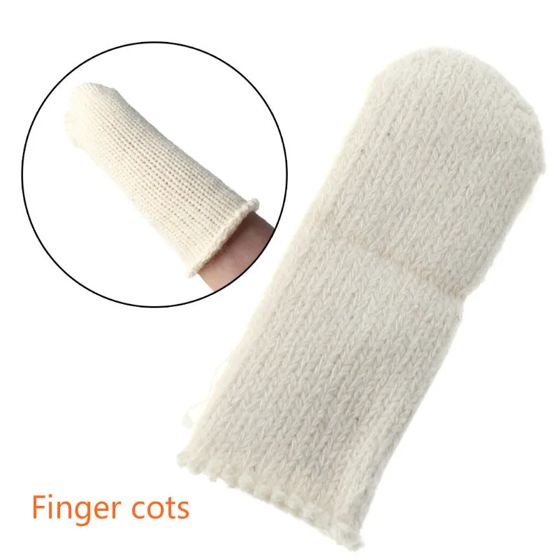 

20 pieces of pure cotton cotton finger guard bed can avoid protective printing and clean Polish craft tools