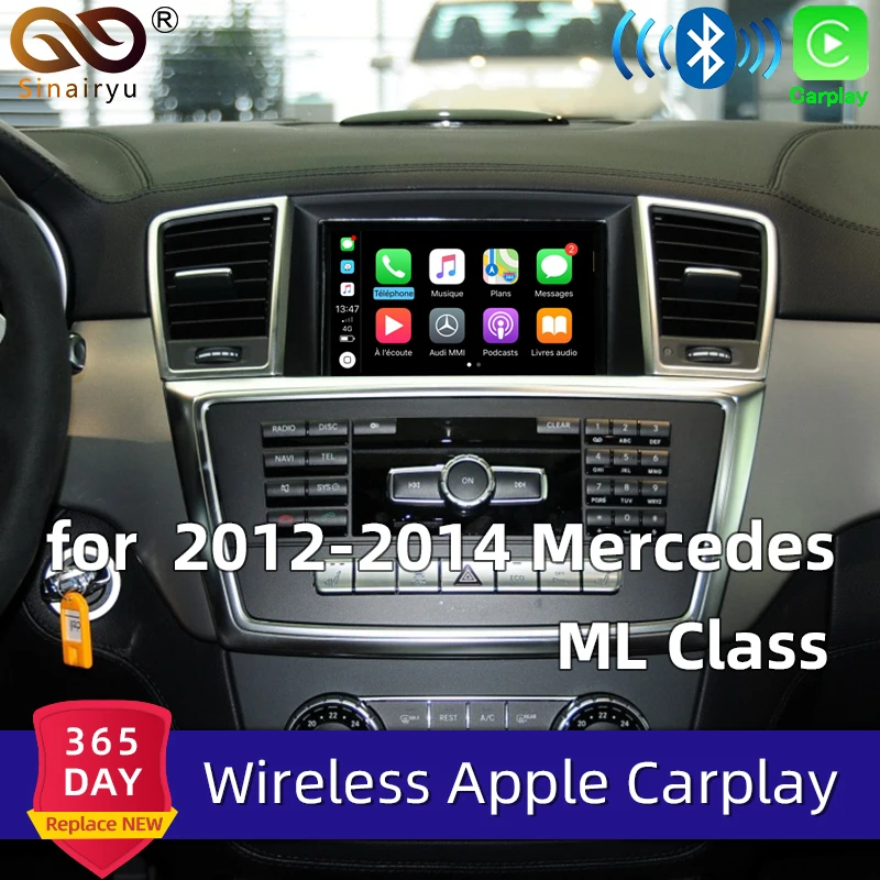 Беспроводная автомобильная игра для Mercedes ML class W166 2012-2015 NTG4.5 4 7 Apple Carplay Android