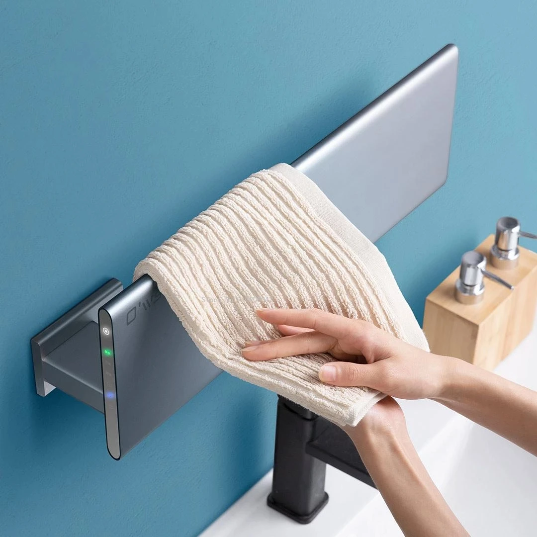 

Mijia Youpin Ows Intelligent Temperature Electric Heating Towel Rack Work With Mi Home App Smart Timing Sterilize and Remove Mi