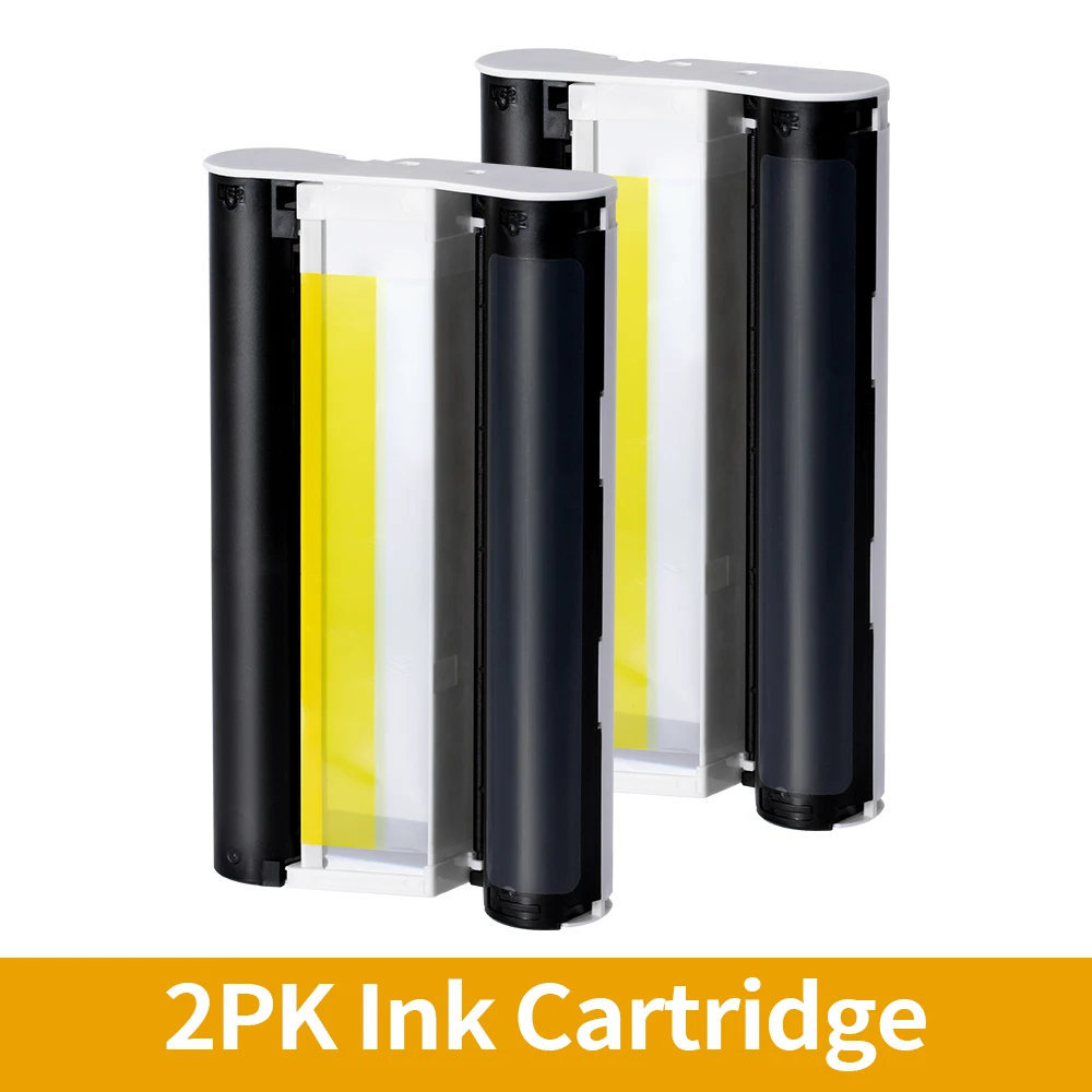 

2INK Compatible for Canon KP-108IN Only Color Ink （no paper）For Selphy CP1300 CP1000 CP1200 CP910 CP900 Photo Printer