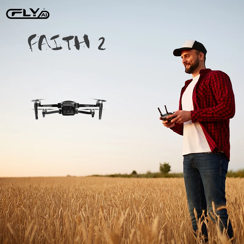 CFLY Вера 2 Дрон с разрешением 4K GPS HD Камера 3 осевому гидростабилизатору