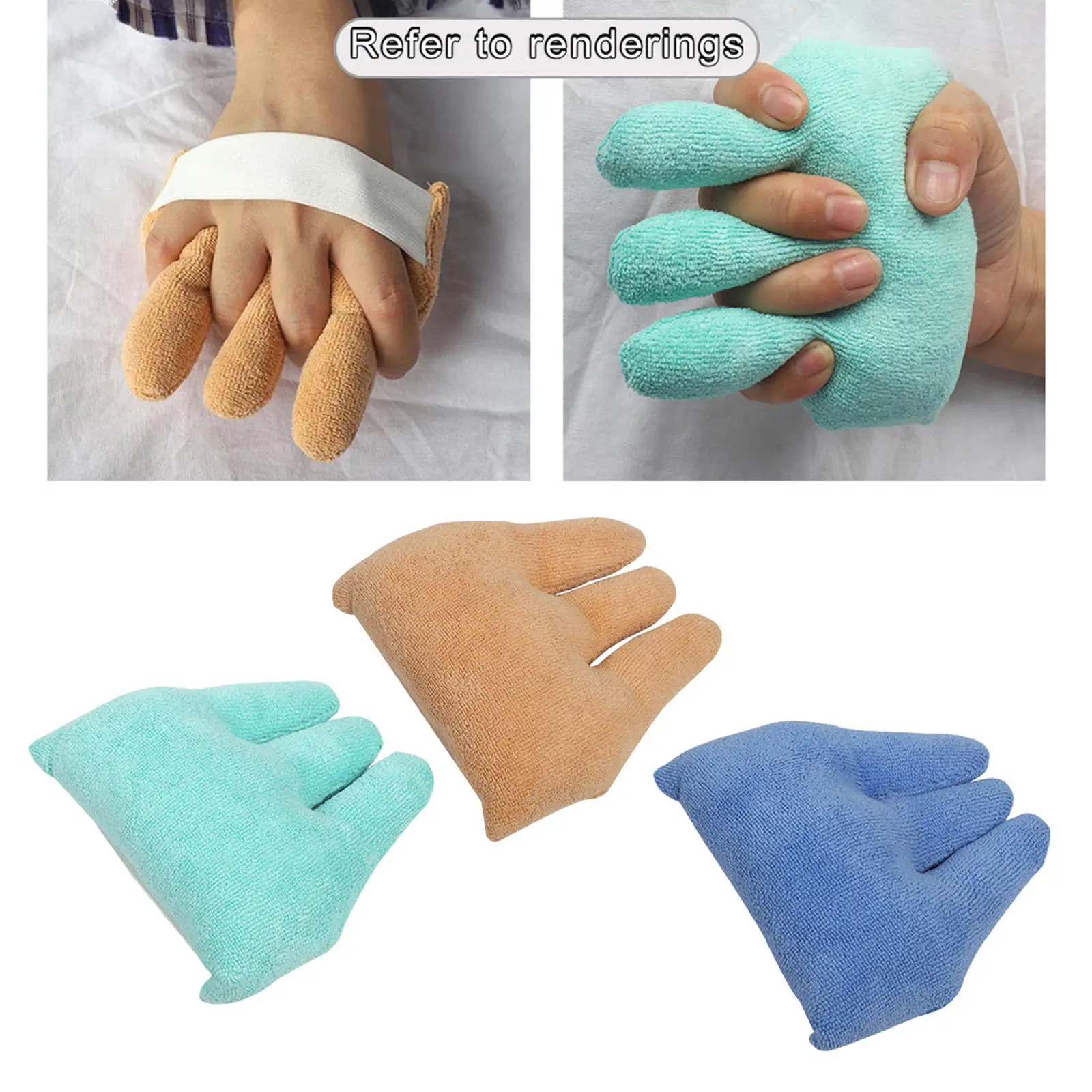 Separator Finger Cushion Handheld Seperator Comfortable for Elder Breathable Anti- Elder Bedridden Patients Finger Caring
