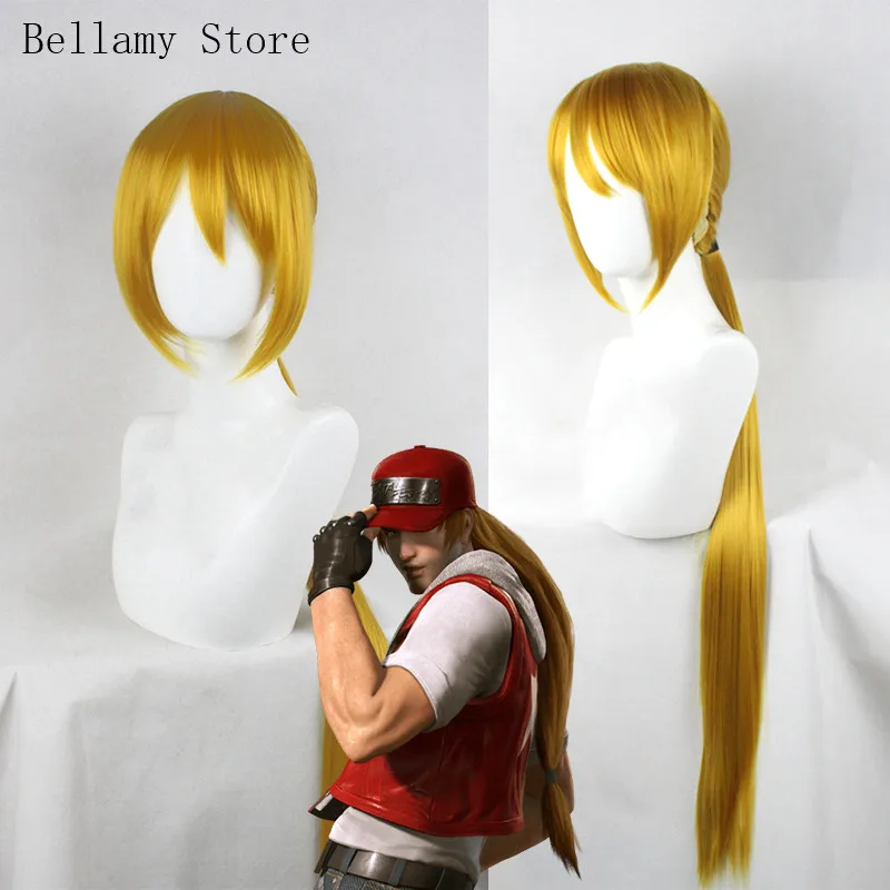 Game THE KING OF FIGHTERS  MARK OF THE WOLVES Terry Bogard  Cosplay hairwear Wig+Wig Cap