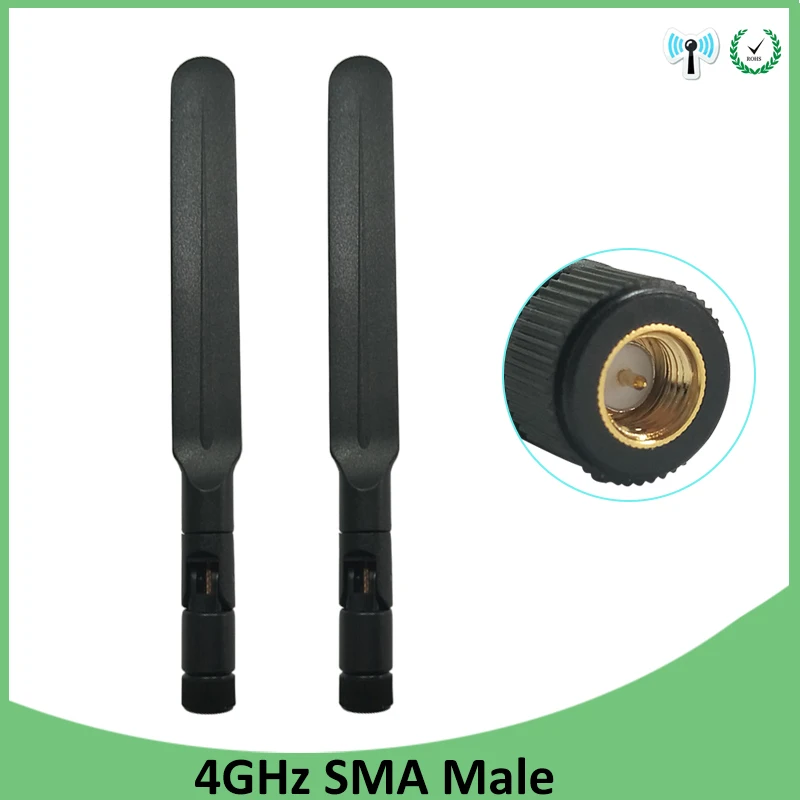 Антенна 4G Lte 2 шт. коннектор 5dbi Sma папа направленная внешняя антенна маршрутизатор