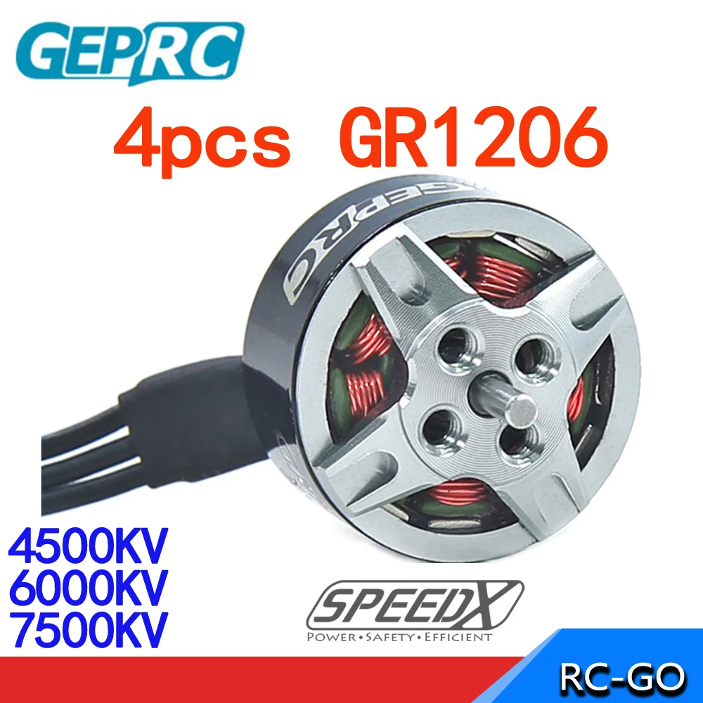 4 шт. GEPRC SpeedX GR2207 бесщеточный двигатель 1900KV/2400KV/2700KV для FPV; Дрон; гонки Multirotor мини Квадрокоптер DIY RC модели часть