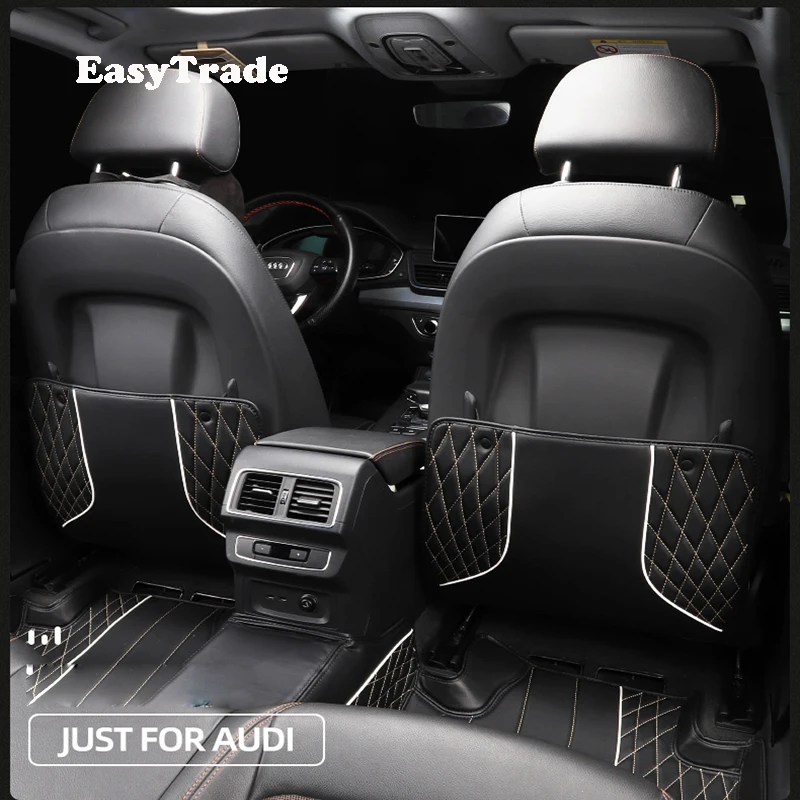 

Кожаные противоударные накладки на заднее сиденье автомобиля, защитные коврики для Audi Q3 2019 2020, 2012-2018, 2 шт.