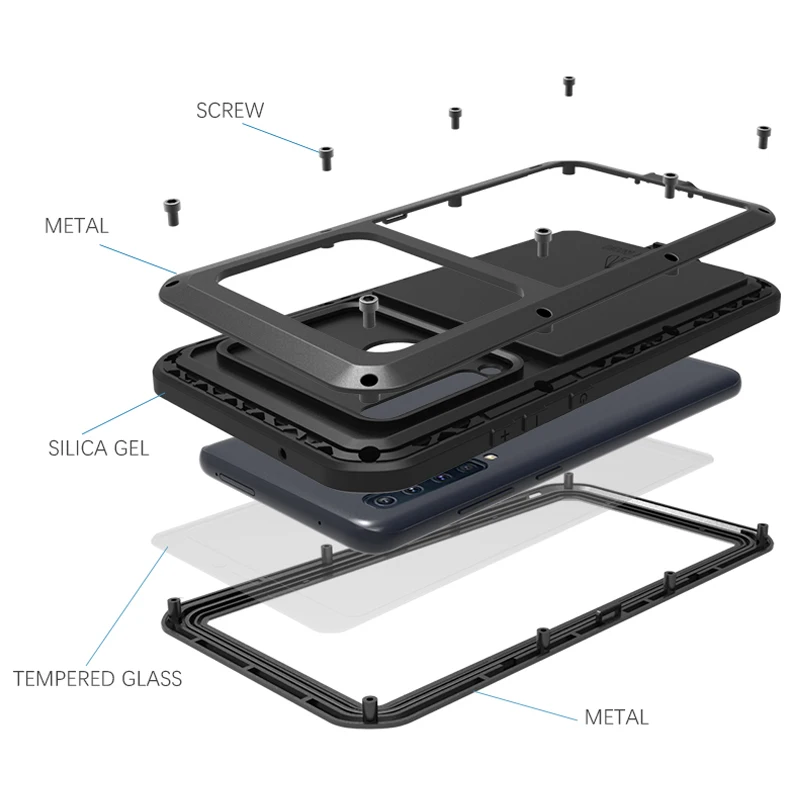 Ударопрочный чехол для samsung Galaxy A9 2018 металлический Fundas Coque прочный анти-осенний