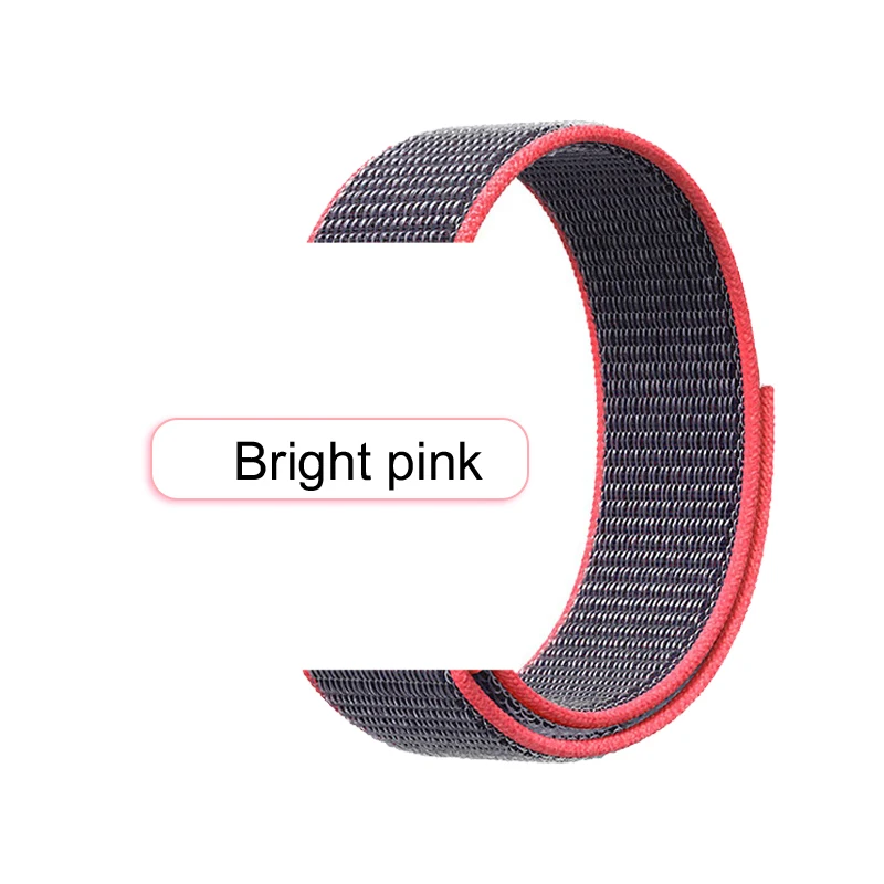

Black White Sport Loop 40mm 44mm Band for iWatch band Watch 6 5 4 Fabric Wristband Belt 38mm42 for apple watch strap 3 2 1 Strap