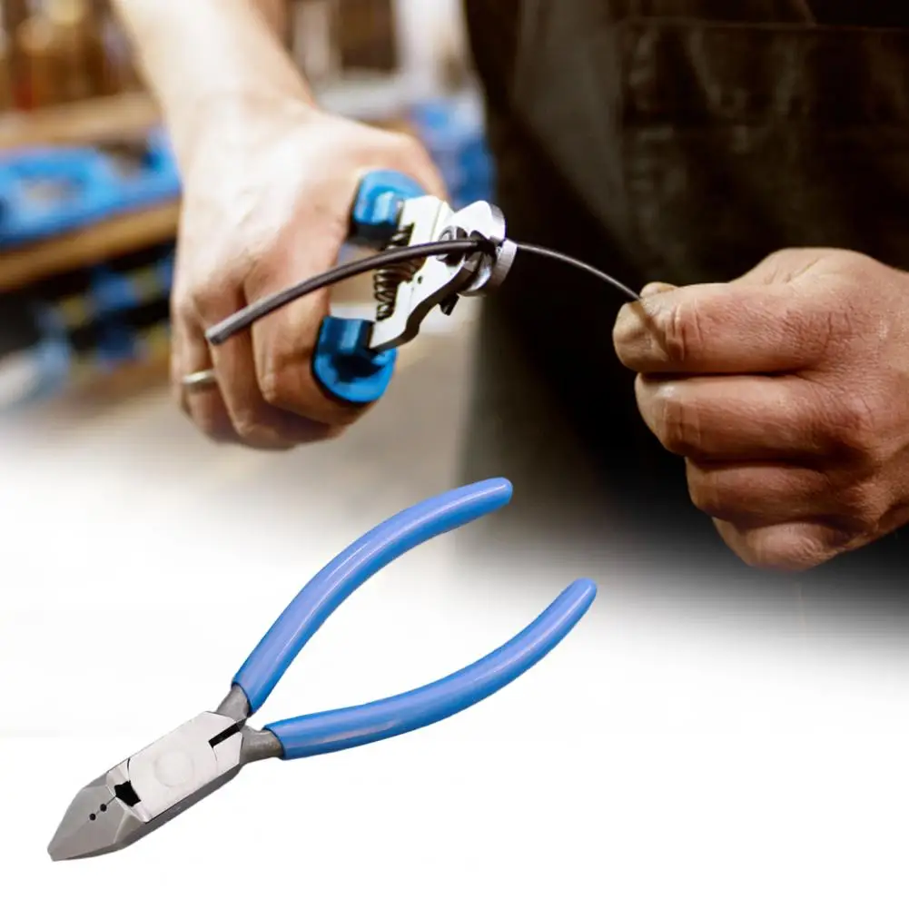

6inch Diagonal Pliers Compact High Hardness Long Nose 2-in-1 Diagonal Cutting Pliers for Network 6inch Diagonal Pliers