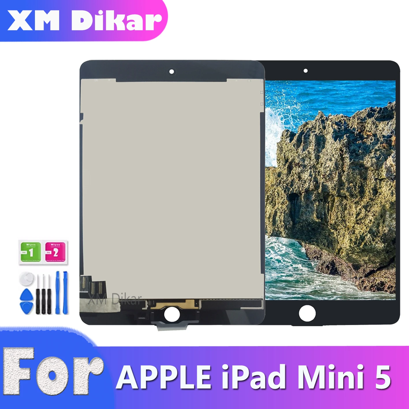 ЖК-дисплей для Apple iPad Mini 5 A2124 A2126 A2133 сенсорный экран с дигитайзером сенсоры