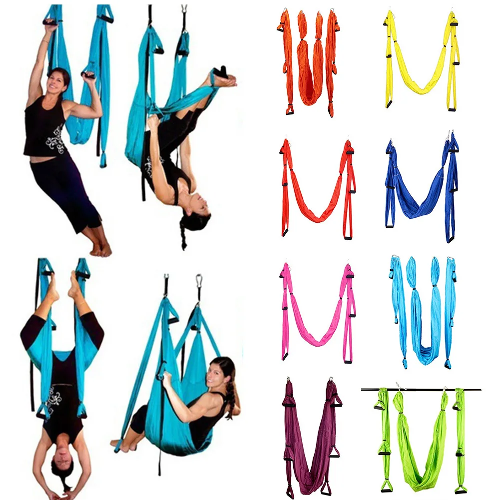 

Strength Decompression Yoga Hammock Inversion Trapeze Anti-Gravity Aerial Traction Gym Strap Yoga Swing Set Body