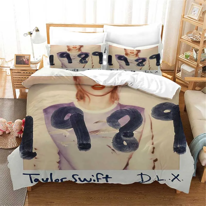 Taylor Girl Singer Celebrity 3d комплект постельного белья пододеяльники наволочки Taylor 1989 Комплект постельного белья s постельное белье - Цвет: 6