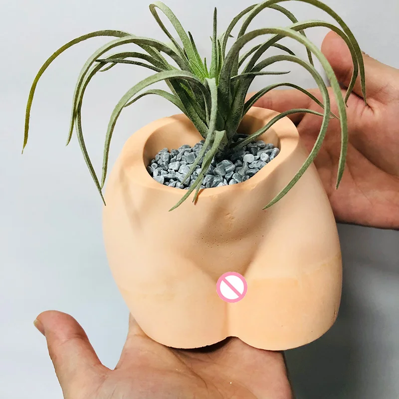 Художественная форма для вазы бетонная украшения дома силиконовая тела цемента