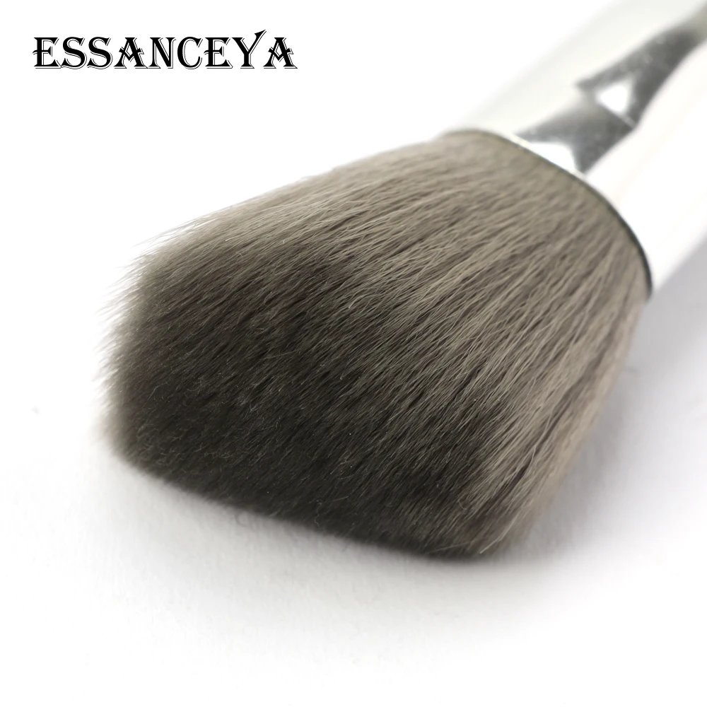 ESSANCEYA, 1 шт., угловая кисть для румян, натуральная мягкая гибкая щетина, Кисть для макияжа, румяна, румяна, кисти для бровей