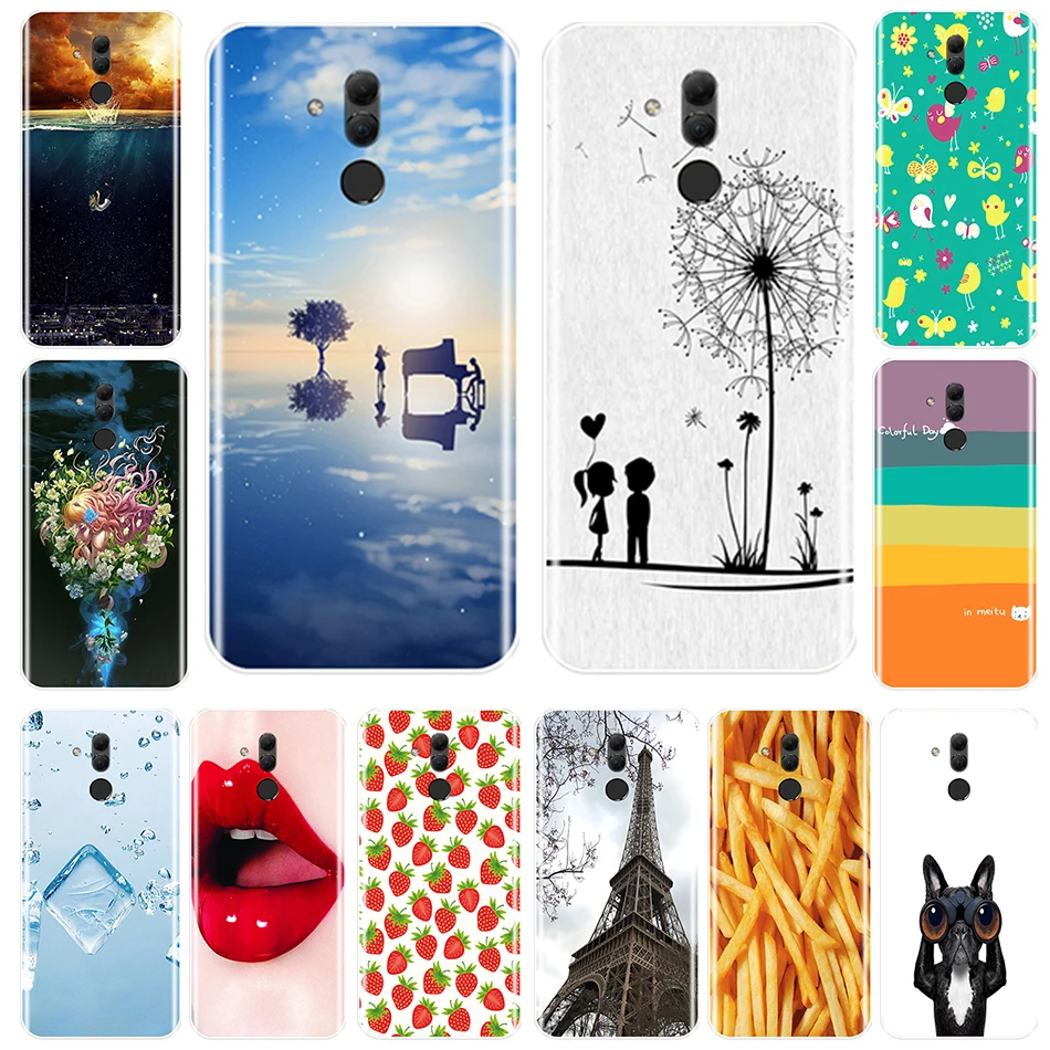 Симпатичный чехол для Huawei Mate 7 8 9 10 20 30 Lite мягкий силиконовый из ТПУ телефона Pro |