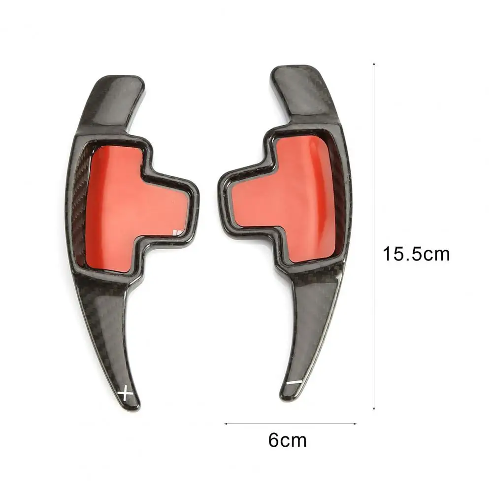 

2Pcs Professional Car Interior Trim Carbon Fiber Steering Wheel Shift Paddle Sticker for Mercedes-Benz C GLK E ML Goods