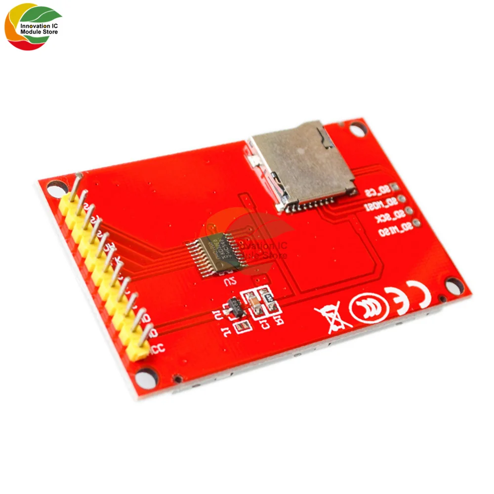 

Ziqqucu 2.0 inch 176x220 TFT LCD Display Module ILI9225 SPI Interface with Micro SD Card Slot LCD Module for Arduino 3V/5.5V